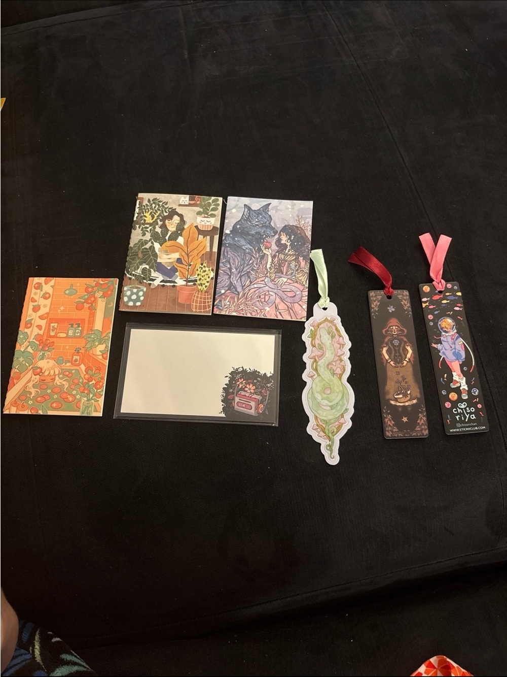 Stickii mini notebooks bookmarks and index cards 7 items